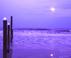 Full moon at Daytona Beach Travel Photography