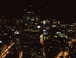 Boston skyline at night from Prudential - Boston, MA Travel Photography