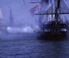 Constitution firing cannonsin Boston Harbor - Boston, MA Travel Photography