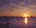 Sunrise over Boston Harbor - Boston MA Travel Photography