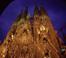 de La Sagrada Familia at night - Barcelona, Spain Travel Photography