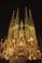 de La Sagrada Familia at night - Barcelona, Spain Travel Photography